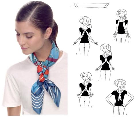 different ways to tie an hermes scarf|hermes silk scarf styling.